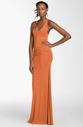 Haute Hippie Ruched Maxi Dress
