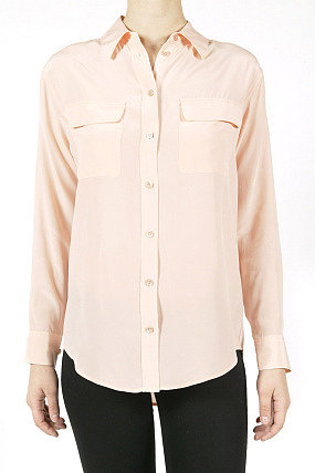 Equipment Signature Button Down Dusty Pink