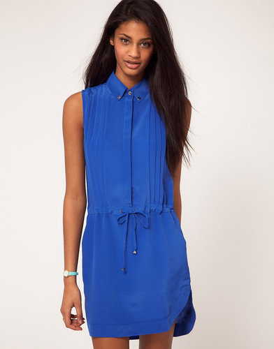 ASOS Shirt Dress With Elastic Waist