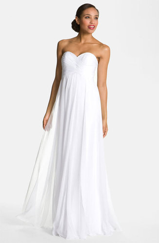 La Femme Fashions Sweetheart Neckline Chiffon Gown