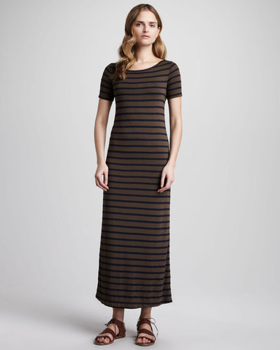 Theory Striped Maxi Dress