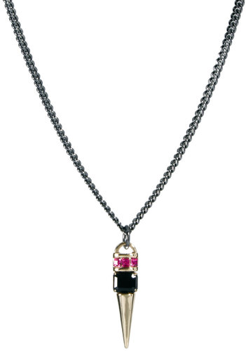 ASOS Jewel Spike Short Pendant Necklace