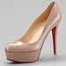 Christian Louboutin Bianca Patent Leather Platform Red Sole Pump