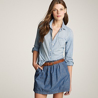 I heart chambray shirt