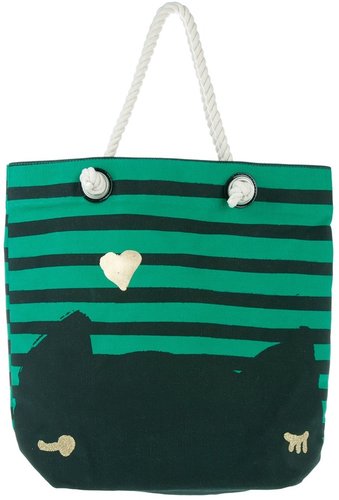 Cats By Tsumori Chisato Striped shopper bag