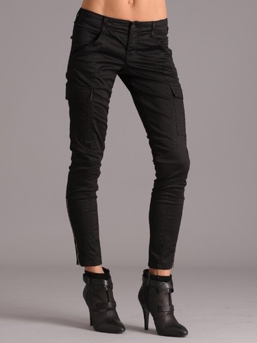 J Brand Houlihan in Black Sateen