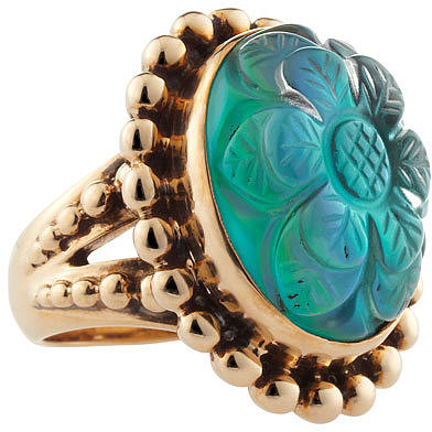 Stephen Dweck Mother-of-Pearl Rock Crystal Ring