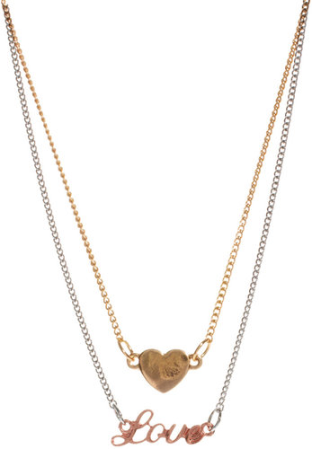 ASOS Love Heart Choker Necklace Pack