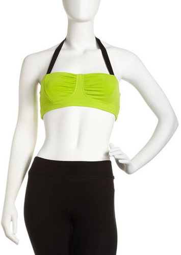 Oonagh by Nanette Lepore Halter Crop-Top, Lime
