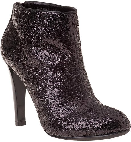 TORY BURCH Corbet Ankle Boot Black Glitter