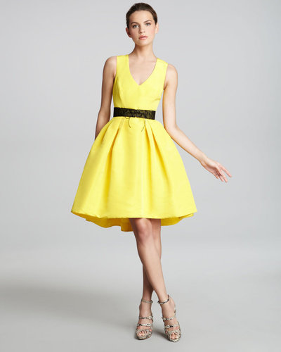 Monique Lhuillier Python-Print Lace Belt