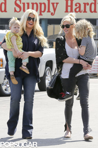 Jessica Simpson and Ashlee Simpson took their kids to Toys R Us.
Jessica Simpson and Ashlee Simpson took their kids to Toys R Us.