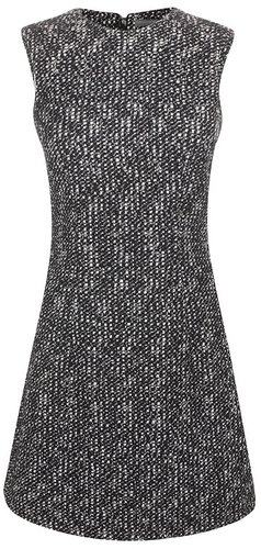 Bell Shape Tweed Mini-dress