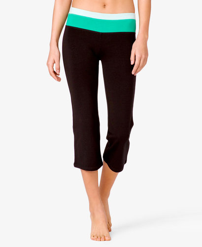 FOREVER 21 Colorblocked Workout Capris