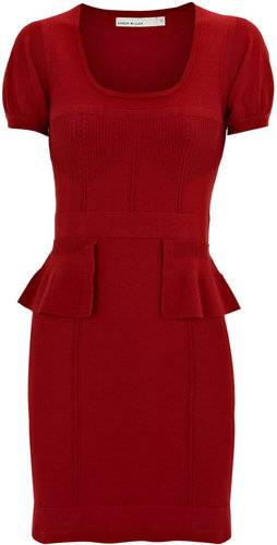 Peplum Knit Dress