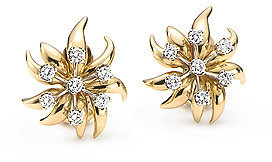 Jean Schlumberger Flame ear clips