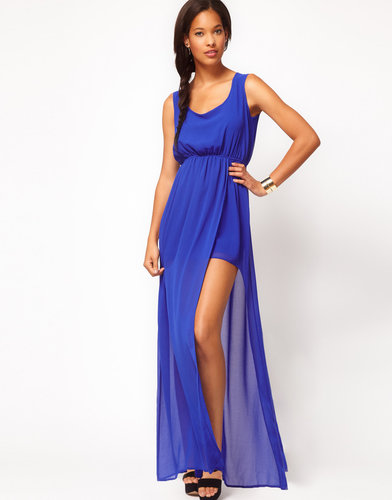 ASOS Maxi Dress With Thigh Split