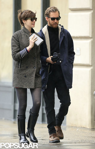 Anne and Adam Couple Up For a Rainy Coffee Date Anne and Adam Couple Up For a Rainy Coffee Date