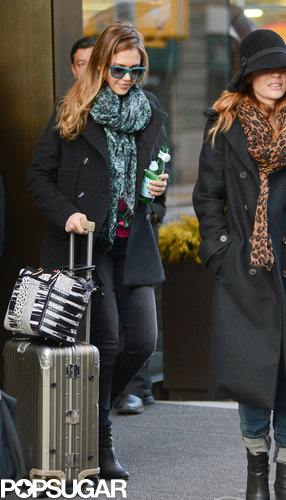 Jessica Alba Bids Farewell to the Big Apple Jessica Alba Bids Farewell to the Big Apple