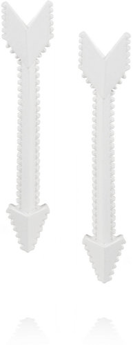 Eddie Borgo Silver-plated enamel earrings
