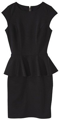 Mossimo® Women's Peplum Dress -Black