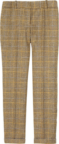 J.Crew Café wool-tweed Capri pants