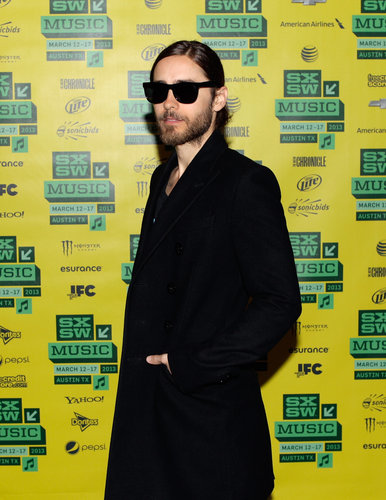 Jared Leto made an appearance at the festival.
Jared Leto made an appearance at the festival.
