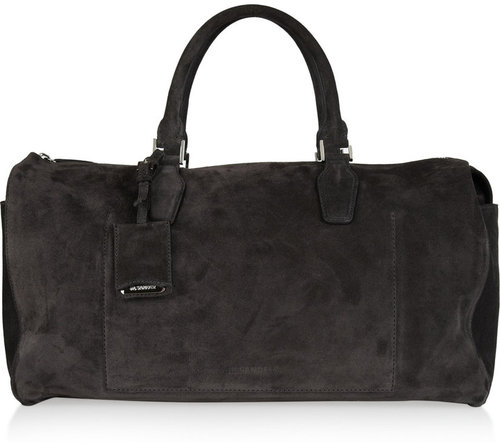 Jil Sander Suede duffle bag