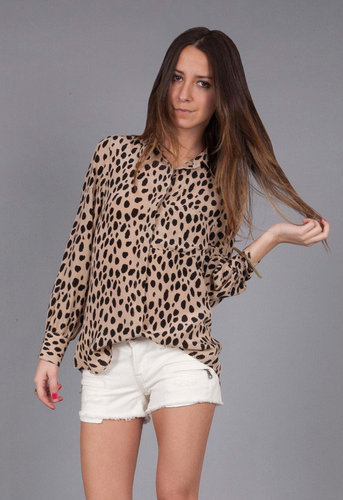 Thayer  Work Shirt in Cheetah - by Thayer