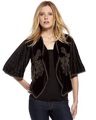 Parker Velvet Beaded Jacket