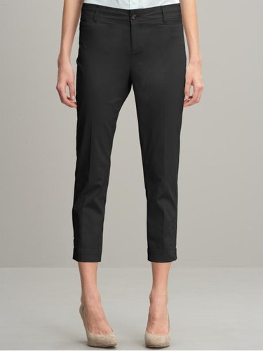 Jackson fit washed sateen crop