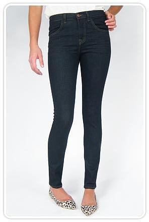 J Brand Maria High Rise Skinny Leg in Starless