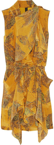 Edun Printed silk dress