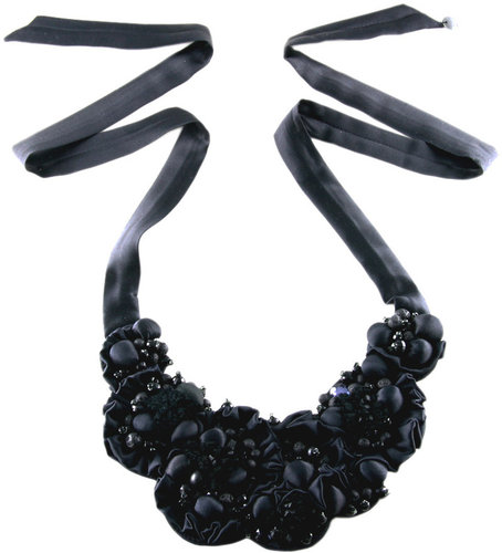 Orion Silk Sateen Bib Necklace