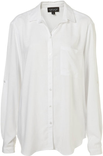 White Long Sleeve Button Down Shirt