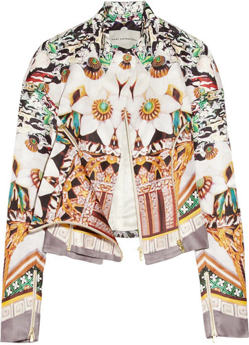 Mary Katrantzou Caramolengo printed silk-twill jacket