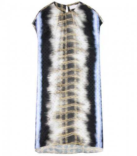 Peter Pilotto PRINTED SILK SHIFT DRESS