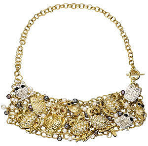 Owl Party Statement Necklace