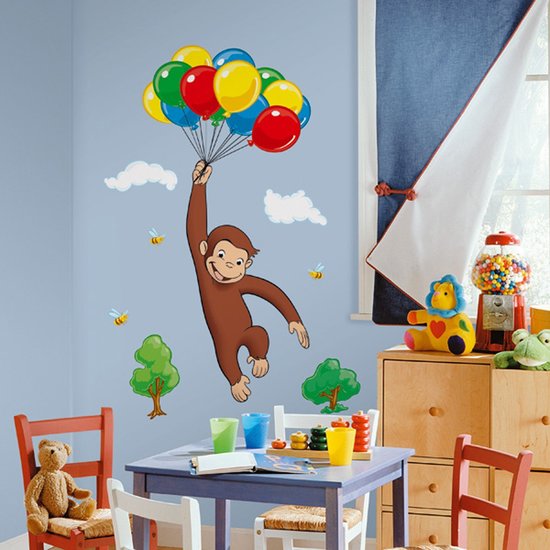 Curious George Wall Decal Curious George Wall Decal