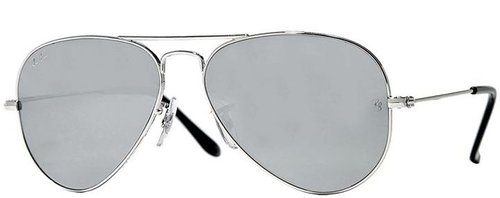 Ray-Ban Sunglasses, Mirrored Lens Aviator
