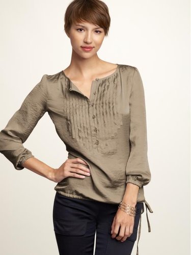 Tuxedo blouse