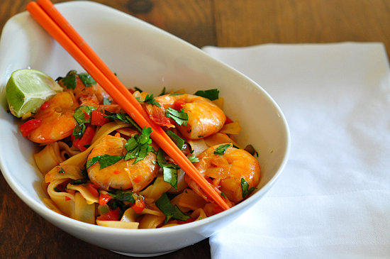 Shrimp and Rice Noodle Stir-Fry Shrimp and Rice Noodle Stir-Fry