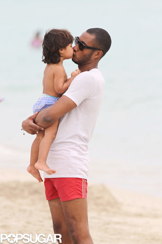 Bikini-Clad Doutzen Has a PDA-Filled Beach Day With Her Boys Bikini-Clad Doutzen Has a PDA-Filled Beach Day With Her Boys
