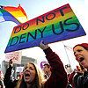 Gay Marriage Protesters at Prop 8 Hearing