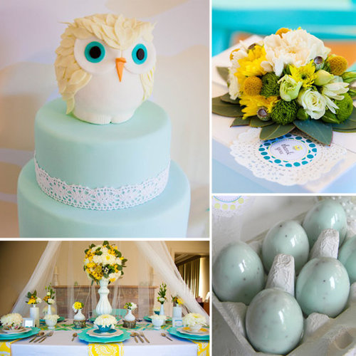 A Flower- and Owl-Filled Baby Shower A Flower- and Owl-Filled Baby Shower