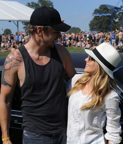 Dax Shepard and Kristen Bell spent an afternoon outside at the Bonnaroo Music and Arts Festival in June 2012.
Dax Shepard and Kristen Bell spent an afternoon outside at the Bonnaroo Music and Arts Festival in June 2012.
