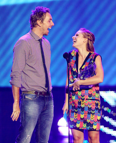 Dax Shepard and Kristen Bell cracked up at the 2012 Do Something Awards.
Dax Shepard and Kristen Bell cracked up at the 2012 Do Something Awards.