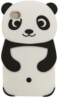WetSeal Rubber Panda Phone Case Black