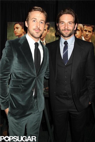 Bradley Cooper and Ryan Gosling posed together.
Bradley Cooper and Ryan Gosling posed together.