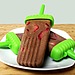 Vegan Strawberry Fudgsicles